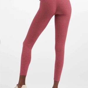 Vuori Clean Elevation Leggings Women's Size Medium In Desert Rose Heather